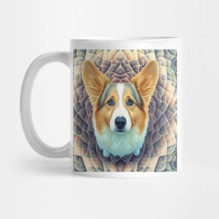 Fractal Design of A Corgi Mug